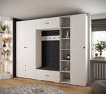 Garderobe Inova 2 Z11 Schwarz - Weiß - Schwarz