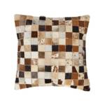 - Fellkissen kariert Patchwork