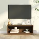 TV-Schrank D152 Massivholz - 35 x 35 x 90 cm