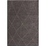 Tapis de salon moderne en jute BLUEBERRY Noir - 160 x 230 cm