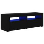 TV-Schrank mit LED-Leuchten D752 Schwarz