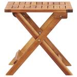 Table pliable de jardin Marron - Bois massif - Bois/Imitation - 40 x 40 x 40 cm