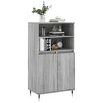 Highboard DE5448 Eiche Grau Dekor