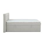 Boxspringbett Allure Pocket und Visco Hellgrau - Breite: 140 cm