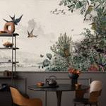 Papier Peint OISEAUX Plantes Paysage 3D 460 x 300 x 300 cm