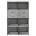 Highboard DE9322 Grau - Holzwerkstoff - 43 x 124 x 80 cm