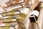 Weinregal Winestack 6  Flaschen Beige - Naturfaser - 12 x 72 x 1 cm