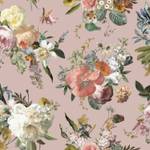 papier peint fleurs vintage 7378 Rose foncé - Fibres naturelles - Textile - 53 x 1005 x 1005 cm