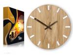 Wanduhr SIMPLE Braun - Holzwerkstoff - 33 x 33 x 4 cm