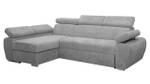 Ecksofa Boston Mini Premium Cord Granit - Ecke davorstehend links