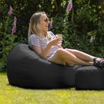 Klassischer Outdoor Sitzsack mit Hocker