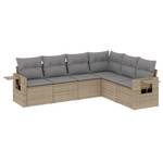 Gartensitzgruppe K502(6-tlg) Beige - Massivholz - 69 x 62 x 55 cm