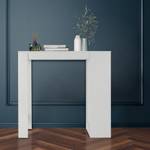 Table de bar 110x50x103cm blanc Blanc - Bois manufacturé - 50 x 103 x 110 cm