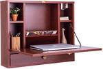 Wandtisch Schreibtisch klappbar Braun - Holzwerkstoff - 51 x 50 x 60 cm