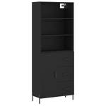 Highboard DE3994 Schwarz - Holzwerkstoff - 34 x 180 x 70 cm