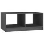 Couchtisch D808 Grau - Massivholz - 50 x 34 x 75 cm