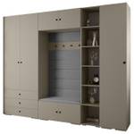 Garderobe Inova 2 Z11 Schwarz - Grau - Schwarz