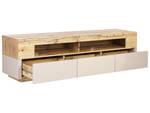 Meuble TV ANTONIO Beige - Marron - Bois manufacturé - 160 x 40 x 45 cm