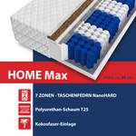 Taschenfederkern-Matratze Home max 24 cm Breite: 90 cm