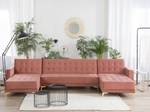 Modulsofa ABERDEEN Gold - Pink - Breite: 348 cm