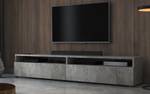 REDNAW  TV-Schrank Grau - Massivholz - 180 x 30 x 31 cm