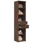 Highboard DE6742 Braun - Holzwerkstoff - 43 x 185 x 40 cm