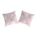 2 Taies d'oreiller en coton  MACALE Mauve