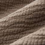 Musselin-Tagesdecke Sierra Braun - Textil - 125 x 1 x 190 cm