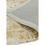 Tapis de salon moderne fait main BYGAT Jaune - 160 x 230 cm