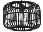 Lampe suspension MACHEKE Noir - Bambou - 32 x 24 x 32 cm