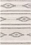 Hochflorteppich Gobi 7 Weiß - Textil - 120 x 3 x 170 cm