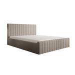 Polsterbett Doppelbett Dalbes Beige - Breite: 128 cm