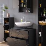 Mobilier de salle de bains Irma Anthracite - Anthracite brillant