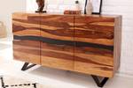 Sideboard AMAZONAS Braun - Massivholz - Holzart/Dekor - 148 x 86 x 43 cm