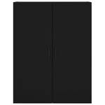 Highboard DE5939 Schwarz - Holzwerkstoff - 34 x 180 x 70 cm