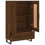 Highboard DE9410 Eiche Schwarzbraun Dekor