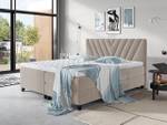 Boxspringbett Romantic Beige - Breite: 192 cm