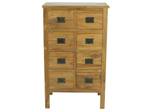 Commode haute LUMIDI Beige - Bois manufacturé - 35 x 93 x 56 cm