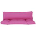 Coussin de palette 3005779-2 (lot de 2) Rose foncé