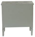 Commode Almada Gris - En partie en bois massif - 79 x 80 x 40 cm