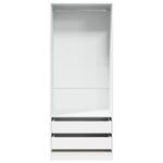 Kleiderschrank 298537-2 Weiß - Breite: 80 cm