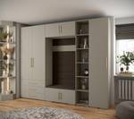 Garderobe Inova 3 Z11 Braun - Gold - Grau - Gold