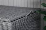 Kissenbox London Grau - Rattan - 130 x 61 x 60 cm