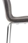 Tabouret de bar Hover Lot de 2 Gris lumineux - Argenté