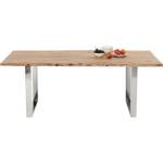 Table Harmony Gris brillant - 160 x 80 cm