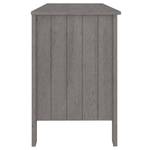 Bureau 3015246 Gris - Bois manufacturé - Bois massif - Bois/Imitation - 113 x 75 x 50 cm