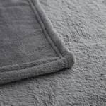 1 x Kuscheldecke Fleece extragroß grau Grau - Textil - 200 x 1 x 220 cm