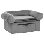 Hundesofa 3011176 Grau - Massivholz - Holzart/Dekor - 75 x 38 x 50 cm