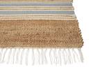 Teppich MIRZA Beige - Blau - Creme - Petrol - Weiß - 160 x 160 x 230 cm