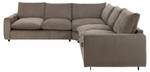 Ecksofa Steeton Beige - Textil - 283 x 90 x 283 cm